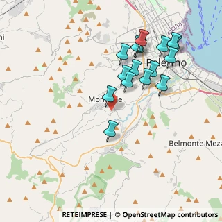 Mappa Via Pasqualino, 90046 Monreale PA, Italia (4.27313)