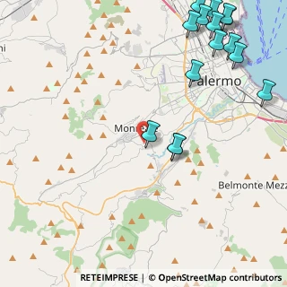 Mappa Via Pasqualino, 90046 Monreale PA, Italia (6.74867)