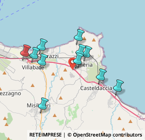 Mappa Via V.53, 90126 Palermo PA, Italia (3.80273)