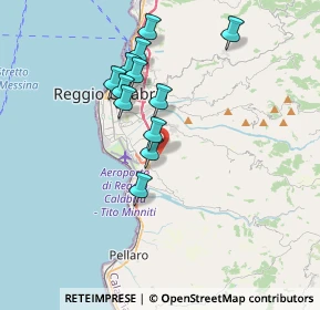 Mappa Contrada Saracinello, 89131 Reggio di Calabria RC, Italia (3.52167)