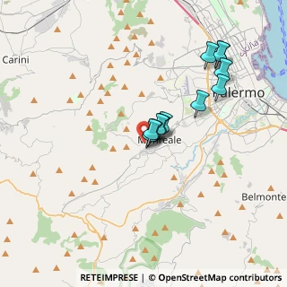 Mappa Strada Vicinale San Martino, 90046 Monreale PA, Italia (3.31333)