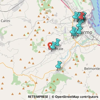 Mappa Strada Vicinale San Martino, 90046 Monreale PA, Italia (6.0475)