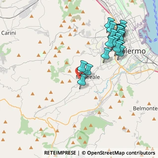 Mappa Strada Vicinale San Martino, 90046 Monreale PA, Italia (5.03105)