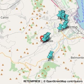 Mappa Strada Vicinale San Martino, 90046 Monreale PA, Italia (4.395)