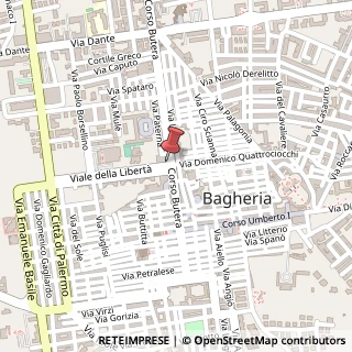 Mappa Corso Butera,  461, 90011 Bagheria, Palermo (Sicilia)