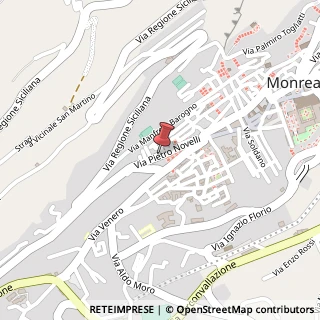 Mappa Via Pietro Novelli, 190, 90046 Monreale, Palermo (Sicilia)