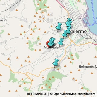 Mappa Via, 90046 Monreale PA, Italia (2.82583)