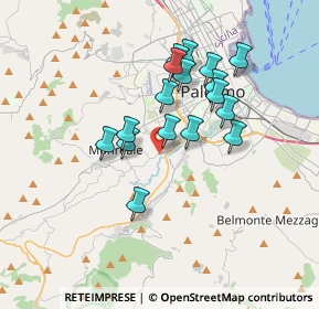 Mappa Via Mt., 90126 Palermo PA, Italia (3.32765)