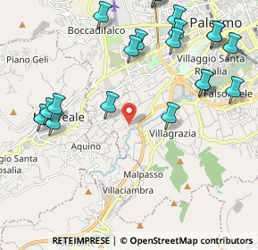 Mappa Via Mt., 90126 Palermo PA, Italia (2.907)