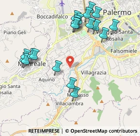 Mappa Via Mt., 90126 Palermo PA, Italia (2.5235)