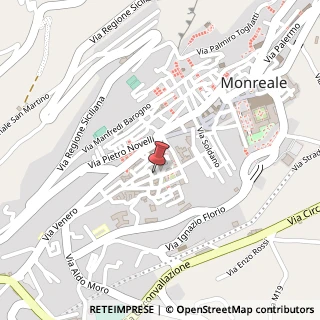 Mappa Via Alcide De Gasperi, 14, 90046 Monreale, Palermo (Sicilia)