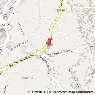 Mappa Via Circonvallazione, 34, 90046 Monreale, Palermo (Sicilia)