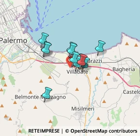 Mappa Via Michele Reina, 90039 Villabate PA, Italia (2.3225)