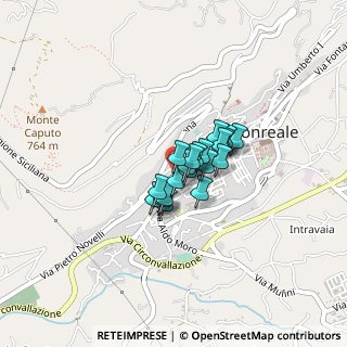 Mappa Via B. Manfredi, 90046 Monreale PA, Italia (0.2395)
