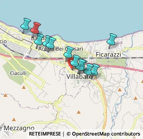Mappa Via Varese, 90039 Villabate PA, Italia (1.62667)