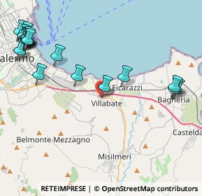 Mappa Via Varese, 90039 Villabate PA, Italia (6.457)