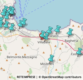 Mappa Via Varese, 90039 Villabate PA, Italia (6.448)