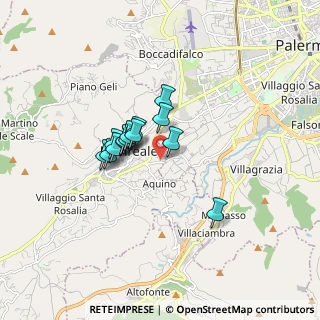 Mappa Strada Vicinale Corpo di Guardia, 90046 Monreale PA, Italia (1.28)