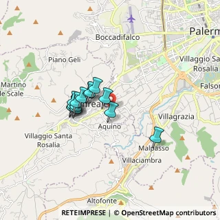 Mappa Strada Vicinale Corpo di Guardia, 90046 Monreale PA, Italia (1.42214)