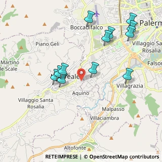 Mappa Strada Vicinale Corpo di Guardia, 90046 Monreale PA, Italia (2.42417)