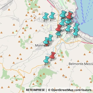 Mappa Strada Vicinale Corpo di Guardia, 90046 Monreale PA, Italia (4.755)