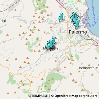 Mappa Via Fontana Rotonda, 90046 Monreale PA, Italia (3.68615)