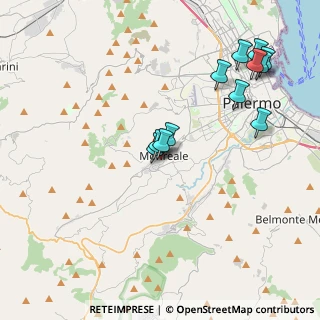 Mappa Via Fontana Rotonda, 90046 Monreale PA, Italia (4.60667)