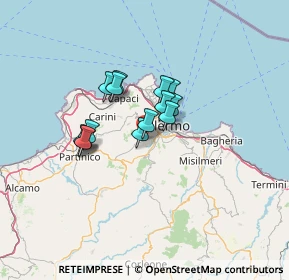 Mappa Via Fecatello Pantuso, 90046 Monreale PA, Italia (9.88429)