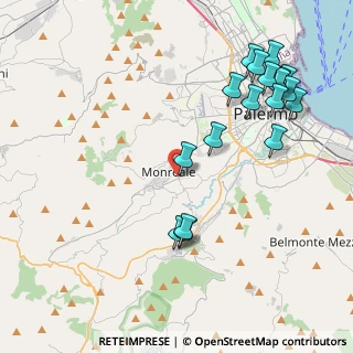 Mappa Via Fecatello Pantuso, 90046 Monreale PA, Italia (5.32389)
