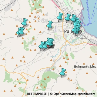 Mappa Via Fecatello Pantuso, 90046 Monreale PA, Italia (4.425)