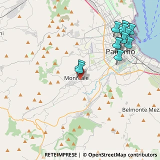 Mappa Via Fecatello Pantuso, 90046 Monreale PA, Italia (5.3475)