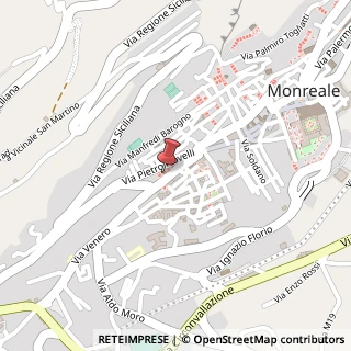 Mappa Via Modica, 1, 90135 Monreale, Palermo (Sicilia)