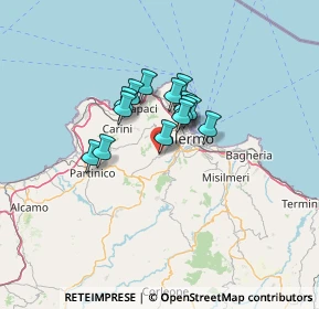 Mappa Via Nicolosi, 90046 Monreale PA, Italia (9.48357)