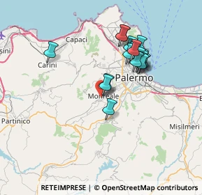 Mappa Via Nicolosi, 90046 Monreale PA, Italia (7.07611)
