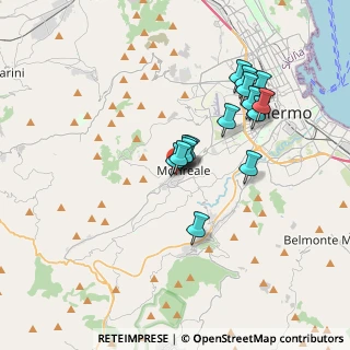 Mappa Via Enna, 90046 Monreale PA, Italia (3.43063)