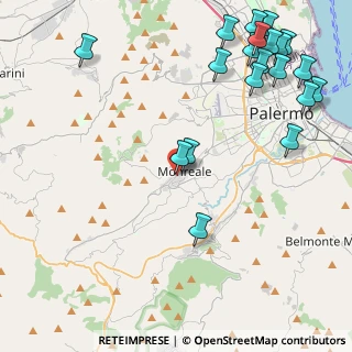 Mappa Via Enna, 90046 Monreale PA, Italia (6.543)