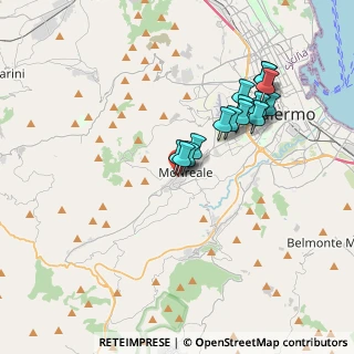 Mappa Via Enna, 90046 Monreale PA, Italia (3.68938)