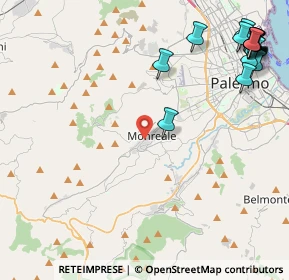 Mappa Via Nicolosi, 90046 Monreale PA, Italia (7.0655)
