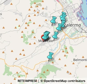Mappa Chiasso Barattieri, 90046 Monreale PA, Italia (2.7725)