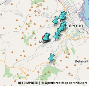 Mappa Via Nicolosi, 90046 Monreale PA, Italia (2.90214)