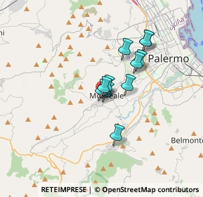 Mappa Via Nicolosi, 90046 Monreale PA, Italia (2.61818)