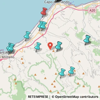 Mappa Unnamed Road, 98070 Capri Leone ME, Italia (6.5025)