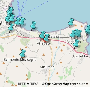 Mappa Corso Vittorio Emanuele, 90010 Villabate PA, Italia (6.192)