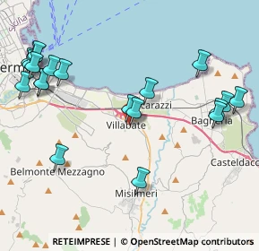 Mappa Corso Vittorio Emanuele, 90039 Palermo PA, Italia (5.6135)