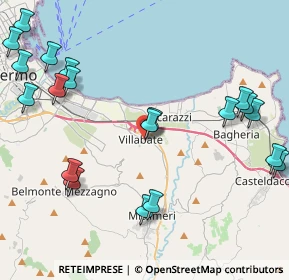 Mappa Via Marine Messina, 90039 Villabate PA, Italia (5.9895)