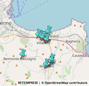 Mappa Corso Vittorio Emanuele, 90010 Villabate PA, Italia (2.82917)