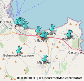 Mappa Via Marine Messina, 90039 Villabate PA, Italia (4.04538)