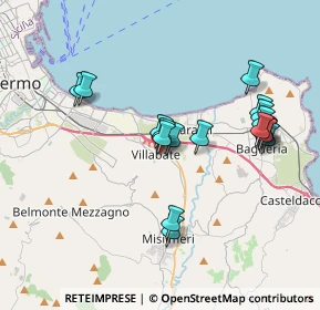 Mappa Corso Vittorio Emanuele, 90010 Villabate PA, Italia (3.98333)