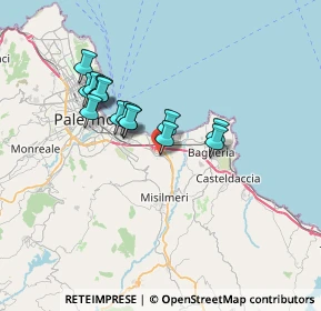 Mappa Corso Vittorio Emanuele, 90039 Palermo PA, Italia (6.41133)