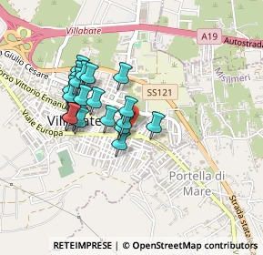 Mappa Via M.lo Buonarroti, 90039 Villabate PA, Italia (0.402)